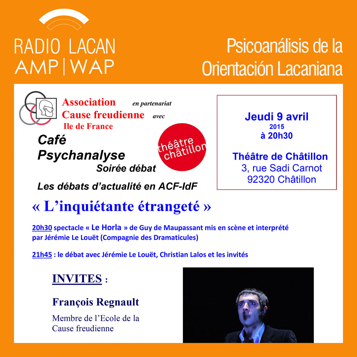 RadioLacan.com | Psychoanalysis Cafe of the ACF-IdF: "The Uncanny. The Horla by Maupassant”